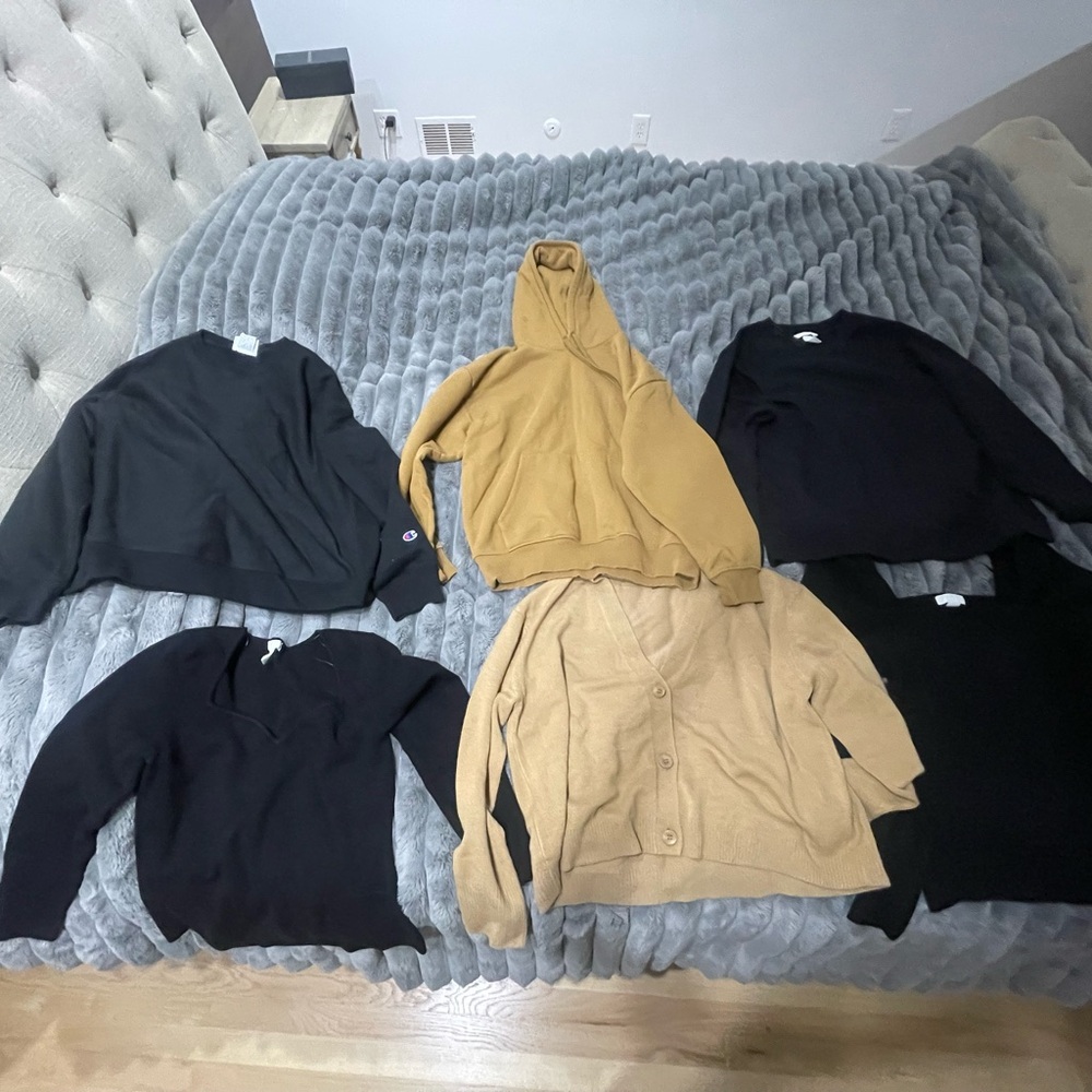 Women's Black and Tan Sweater Collection